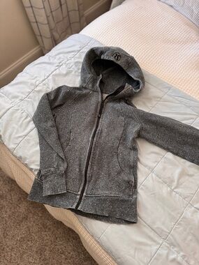 lululemon athletica Dark Heather Gray Zip Hoodie